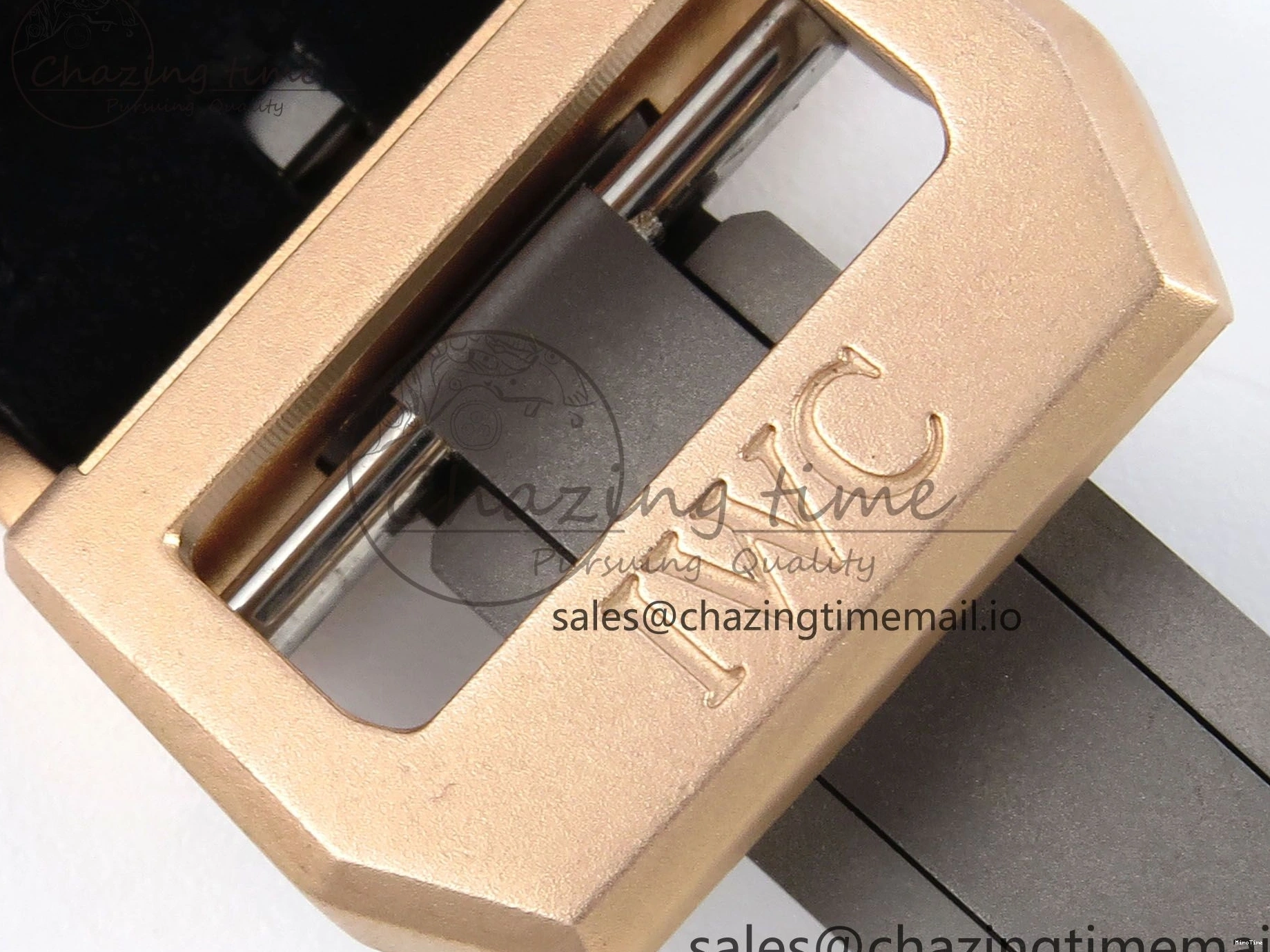 MIROTIME 0410 Affordable Big Pilot IW329703 M+F 1:1 Best Edition Black Dial on Black Nylon Strap MY 7004